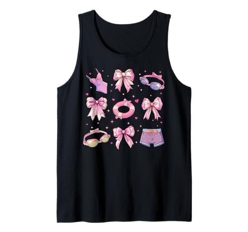 Schwimmer Schwimmen Mädchen Kokette Schleife Rosa Mama Tank Top Schwimmer Schwimmen Mädchen Kokette Schleife Rosa Mama Tank Top von Womens Pink Coquette Bow Swimming Swimmer Gifts