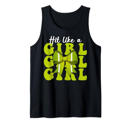 Lustiger Tennis-Mädchen-Tennis-Mutter Muttertags-Hit wie ein Mädchen Tank Top Lustiger Tennis-Mädchen-Tennis-Mutter Muttertags-Hit wie ein Mädchen Tank Top von Womens Pink Coquette Bow Tennis Player Gifts