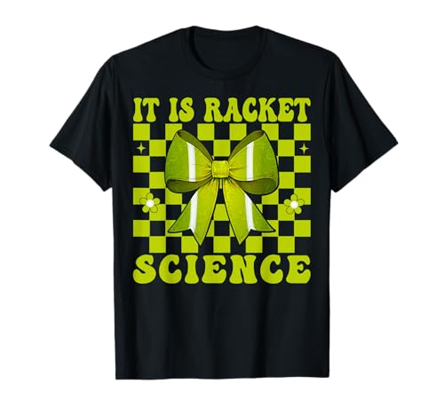 Lustiges Tennis-Mädchen Mama Muttertag Es ist Racket Science T-Shirt Lustiges Tennis-Mädchen Mama Muttertag Es ist Racket Science T-Shirt von Womens Pink Coquette Bow Tennis Player Gifts