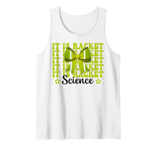 Lustiges Tennis-Mädchen Mama Muttertag Es ist Racket Science Tank Top Lustiges Tennis-Mädchen Mama Muttertag Es ist Racket Science Tank Top von Womens Pink Coquette Bow Tennis Player Gifts