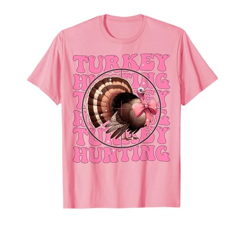 Kokette Schleife Truthahn Jagd Jäger Mädchen Mama Rosa T-Shirt Kokette Schleife Truthahn Jagd Jäger Mädchen Mama Rosa T-Shirt von Womens Pink Coquette Bow Turkey Hunting Gifts