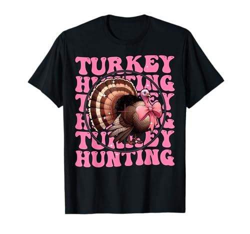 Kokette Schleife Truthahn Jagd Jäger Mädchen Mama Rosa T-Shirt Kokette Schleife Truthahn Jagd Jäger Mädchen Mama Rosa T-Shirt von Womens Pink Coquette Bow Turkey Hunting Gifts