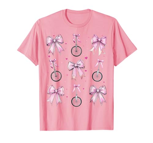 Einrad Einrad Mädchen Kokette Schleife Rosa Mama Mama T-Shirt Einrad Einrad Mädchen Kokette Schleife Rosa Mama Mama T-Shirt von Womens Pink Coquette Bow Unicycle Unicycling Gifts