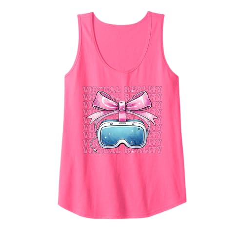 Coquette Bow Virtual-Reality-VR-Spieler, Videospiel, Mädchen, Mama Tank Top Coquette Bow Virtual-Reality-VR-Spieler, Videospiel, Mädchen, Mama Tank Top von Womens Pink Coquette Bow Virtual Reality VR Gifts