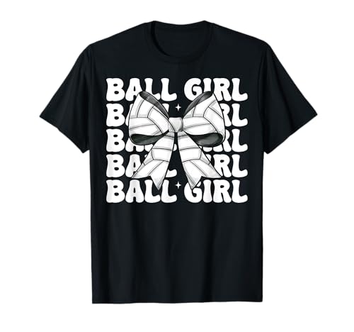 Ball Girl Volleyball Mädchen Rosa T-Shirt Ball Girl Volleyball Mädchen Rosa T-Shirt von Womens Pink Coquette Bow Volleyball Player Gifts