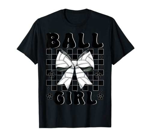 Ball Girl Volleyball Mädchen Rosa T-Shirt Ball Girl Volleyball Mädchen Rosa T-Shirt von Womens Pink Coquette Bow Volleyball Player Gifts