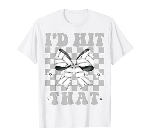 Lustiges Volleyball-Mädchen Mama Muttertag Rosa I'd Hit That T-Shirt Lustiges Volleyball-Mädchen Mama Muttertag Rosa I'd Hit That T-Shirt von Womens Pink Coquette Bow Volleyball Player Gifts