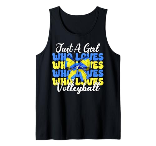 Nur ein Mädchen, das Volleyball liebt, Mama, Muttertag, Rosa Tank Top Nur ein Mädchen, das Volleyball liebt, Mama, Muttertag, Rosa Tank Top von Womens Pink Coquette Bow Volleyball Player Gifts