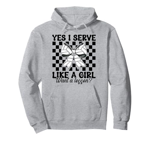 Volleyball Girl I Serve Like A Girl Want A Lektion Pullover Hoodie Volleyball Girl I Serve Like A Girl Want A Lektion Pullover Hoodie von Womens Pink Coquette Bow Volleyball Player Gifts