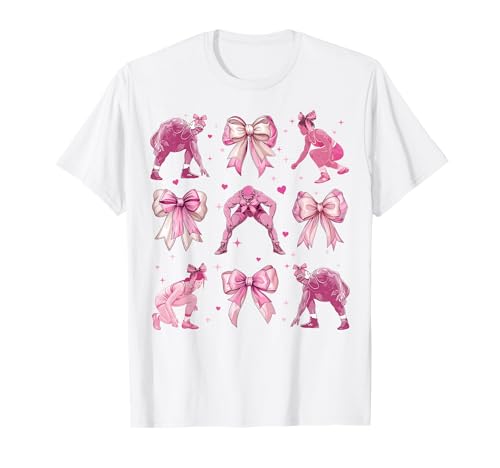 Wrestler Wrestling Girl Kokette Schleife Rosa Mama T-Shirt Wrestler Wrestling Girl Kokette Schleife Rosa Mama T-Shirt von Womens Pink Coquette Bow Wrestler Wrestling Gifts