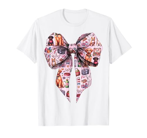 Coquette Bow Dog Rescue Adoption Girl Mom Mama Muttertag T-Shirt Coquette Bow Dog Rescue Adoption Girl Mom Mama Muttertag T-Shirt von Womens Pink Coquette Ribbon Dog Rescue Gifts