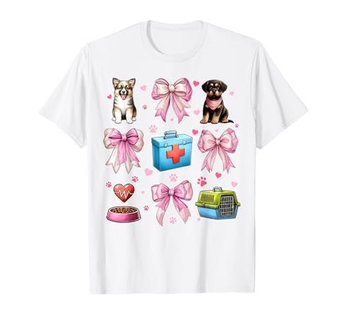 Coquette Bow Dog Rescue Adoption Girl Mom Mama Muttertag T-Shirt Coquette Bow Dog Rescue Adoption Girl Mom Mama Muttertag T-Shirt von Womens Pink Coquette Ribbon Dog Rescue Gifts