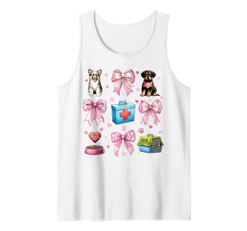 Coquette Bow Dog Rescue Adoption Girl Mom Mama Muttertag Tank Top Coquette Bow Dog Rescue Adoption Girl Mom Mama Muttertag Tank Top von Womens Pink Coquette Ribbon Dog Rescue Gifts