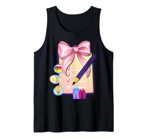 Coquette Bow Eventplaner Planung Projektmanager Mama Mädchen Tank Top Coquette Bow Eventplaner Planung Projektmanager Mama Mädchen Tank Top von Womens Pink Coquette Ribbon Event Staff Gifts