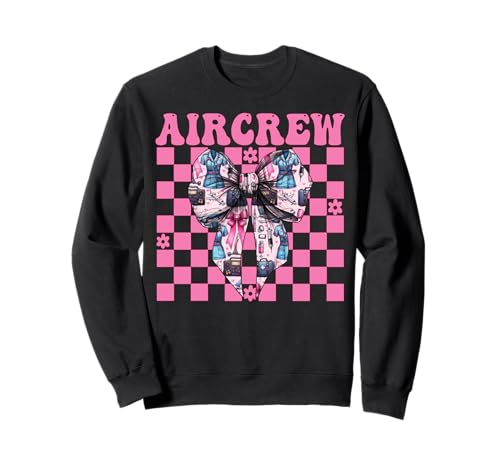 Aircrew Flug Krankenschwester Flug Sanitäter Sanitäter Mädchen Kokette Sweatshirt Aircrew Flug Krankenschwester Flug Sanitäter Sanitäter Mädchen Kokette Sweatshirt von Womens Pink Coquette Ribbon Flight Nurse Gifts
