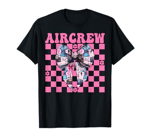 Aircrew Flug Krankenschwester Flug Sanitäter Sanitäter Mädchen Kokette T-Shirt Aircrew Flug Krankenschwester Flug Sanitäter Sanitäter Mädchen Kokette T-Shirt von Womens Pink Coquette Ribbon Flight Nurse Gifts