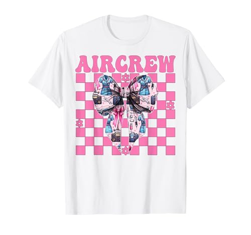 Aircrew Flug Krankenschwester Flug Sanitäter Sanitäter Mädchen Kokette T-Shirt Aircrew Flug Krankenschwester Flug Sanitäter Sanitäter Mädchen Kokette T-Shirt von Womens Pink Coquette Ribbon Flight Nurse Gifts