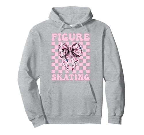 Eiskunstlauf Eiskunstlauf Eiskunstlauf Mädchen Mama Kokette Pullover Hoodie Eiskunstlauf Eiskunstlauf Eiskunstlauf Mädchen Mama Kokette Pullover Hoodie von Womens Pink Coquette Ribbon Ice Skater Gifts