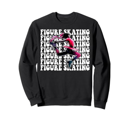 Eiskunstlauf Eiskunstlauf Eiskunstlauf Mädchen Mama Kokette Sweatshirt Eiskunstlauf Eiskunstlauf Eiskunstlauf Mädchen Mama Kokette Sweatshirt von Womens Pink Coquette Ribbon Ice Skater Gifts