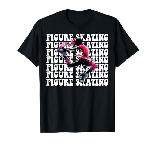 Eiskunstlauf Eiskunstlauf Eiskunstlauf Mädchen Mama Kokette T-Shirt Eiskunstlauf Eiskunstlauf Eiskunstlauf Mädchen Mama Kokette T-Shirt von Womens Pink Coquette Ribbon Ice Skater Gifts