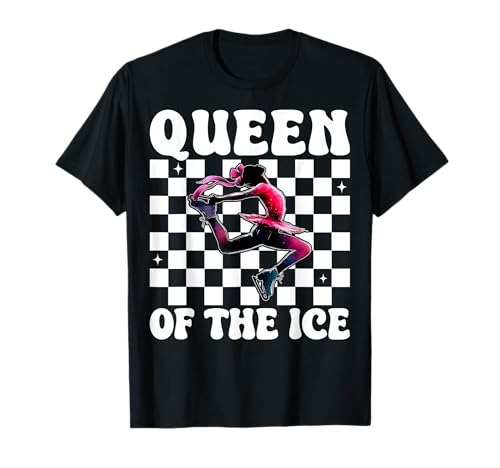Eiskunstlauf-Eiskunstlauf-Eiskunstlauf-Mädchen T-Shirt Eiskunstlauf-Eiskunstlauf-Eiskunstlauf-Mädchen T-Shirt von Womens Pink Coquette Ribbon Ice Skater Gifts