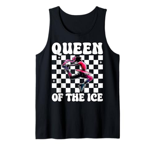 Eiskunstlauf-Eiskunstlauf-Eiskunstlauf-Mädchen Tank Top Eiskunstlauf-Eiskunstlauf-Eiskunstlauf-Mädchen Tank Top von Womens Pink Coquette Ribbon Ice Skater Gifts