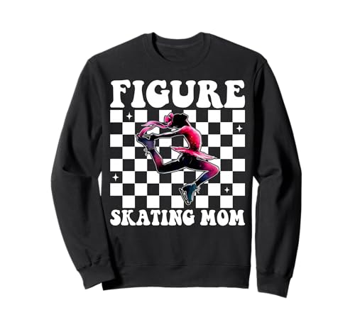 Eiskunstlauf Mama Eiskunstlauf Eiskunstlauf Muttertag Sweatshirt Eiskunstlauf Mama Eiskunstlauf Eiskunstlauf Muttertag Sweatshirt von Womens Pink Coquette Ribbon Ice Skater Gifts