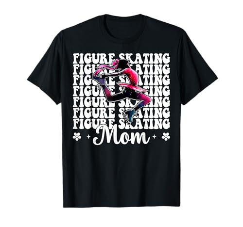 Eiskunstlauf Mama Eiskunstlauf Eiskunstlauf Muttertag T-Shirt Eiskunstlauf Mama Eiskunstlauf Eiskunstlauf Muttertag T-Shirt von Womens Pink Coquette Ribbon Ice Skater Gifts