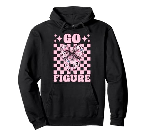 Go Eiskunstlauf Eiskunstlauf Eiskunstlauf Mädchen Kokette Pullover Hoodie Go Eiskunstlauf Eiskunstlauf Eiskunstlauf Mädchen Kokette Pullover Hoodie von Womens Pink Coquette Ribbon Ice Skater Gifts