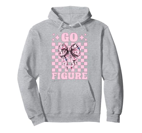 Go Eiskunstlauf Eiskunstlauf Eiskunstlauf Mädchen Kokette Pullover Hoodie Go Eiskunstlauf Eiskunstlauf Eiskunstlauf Mädchen Kokette Pullover Hoodie von Womens Pink Coquette Ribbon Ice Skater Gifts
