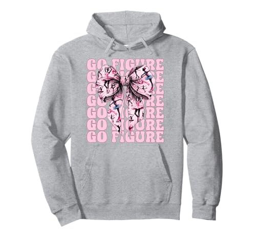 Go Eiskunstlauf Eiskunstlauf Eiskunstlauf Mädchen Kokette Pullover Hoodie Go Eiskunstlauf Eiskunstlauf Eiskunstlauf Mädchen Kokette Pullover Hoodie von Womens Pink Coquette Ribbon Ice Skater Gifts