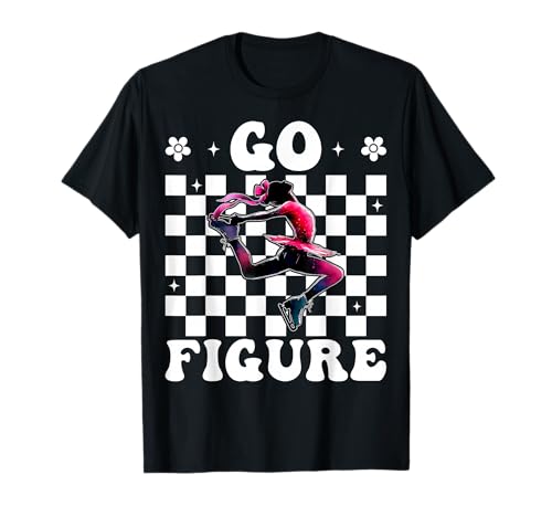 Go Eiskunstlauf Eiskunstlauf Eiskunstlauf Mädchen Kokette T-Shirt Go Eiskunstlauf Eiskunstlauf Eiskunstlauf Mädchen Kokette T-Shirt von Womens Pink Coquette Ribbon Ice Skater Gifts