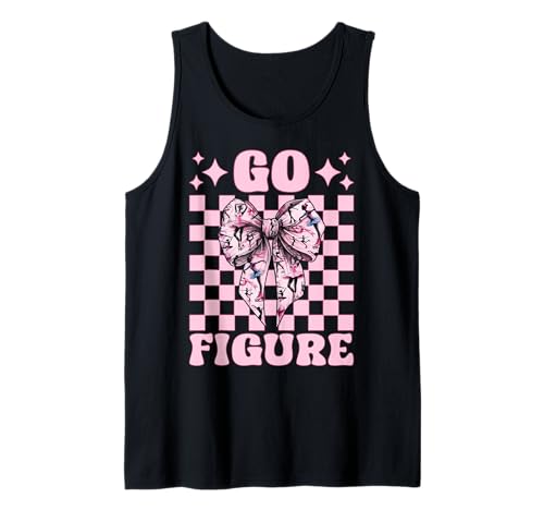 Go Eiskunstlauf Eiskunstlauf Eiskunstlauf Mädchen Kokette Tank Top Go Eiskunstlauf Eiskunstlauf Eiskunstlauf Mädchen Kokette Tank Top von Womens Pink Coquette Ribbon Ice Skater Gifts