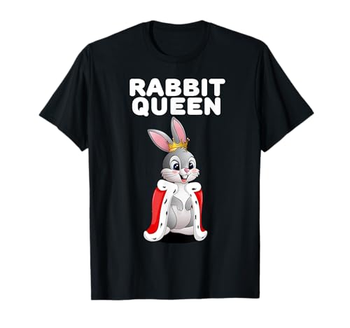 Kaninchen Königin | Häschen Mädchen Kaninchen T-Shirt | Damen Kaninchen T-Shirt Kaninchen Königin | Häschen Mädchen Kaninchen T-Shirt | Damen Kaninchen T-Shirt von Womens Rabbit Shirts for Girls