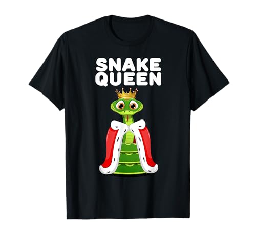 Snake Queen | Mädchen Schlange T-Shirt | Damen Schlange T-Shirt Snake Queen | Mädchen Schlange T-Shirt | Damen Schlange T-Shirt von Womens Snake Shirts for Girls