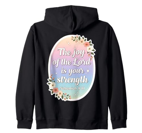 Christian Woman Vers The Joy of The Lord is Your Strength Kapuzenjacke Christian Woman Vers The Joy of The Lord is Your Strength Kapuzenjacke von Womens The Joy Of The Lord Is Your Strength Merch