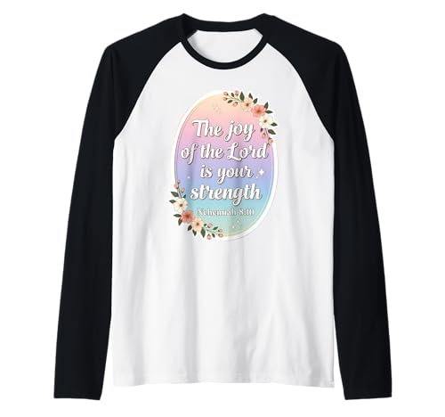Christian Woman Vers The Joy of The Lord is Your Strength Raglan Christian Woman Vers The Joy of The Lord is Your Strength Raglan von Womens The Joy Of The Lord Is Your Strength Merch