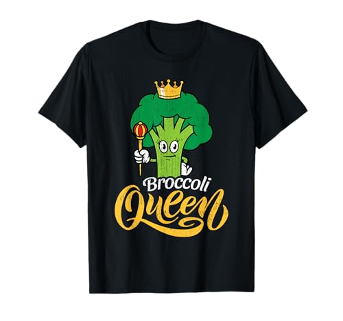Brokkoli Queen | Lustiges Gemüse-Wortspiel | Damen Brokkoli T-Shirt Brokkoli Queen | Lustiges Gemüse-Wortspiel | Damen Brokkoli T-Shirt von Womens Vegetable Broccoli Shirts