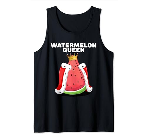 Watermelon Queen | Damen Wassermelonen-Liebhaber-Hemd Wassermelone Tank Top Watermelon Queen | Damen Wassermelonen-Liebhaber-Hemd Wassermelone Tank Top von Womens Watermelon Shirts