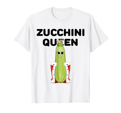 Zucchini Queen Mädchen Zucchini Lover T-Shirt | Damen Zucchini T-Shirt Zucchini Queen Mädchen Zucchini Lover T-Shirt | Damen Zucchini T-Shirt von Womens Zucchini Shirts for Girls