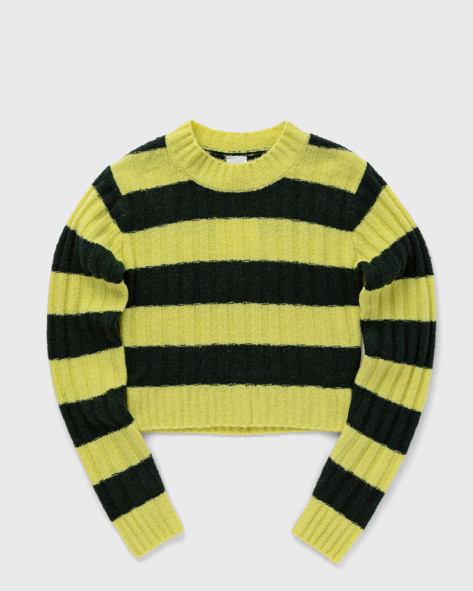 Won Hundred Evangeline Stripe women Pullovers black|yellow in Größe:L von Won Hundred