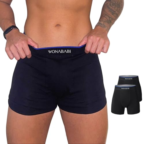 Wonababi Boy Shorts Slips - Weiche, scheuerfreie geschlechtslose Unterwäsche Boxerbriefs von Wonababi