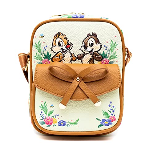 Wondapop Disney Chip N Dale Luxe Umhängetasche, 20,3 cm, Braun von Wondapop