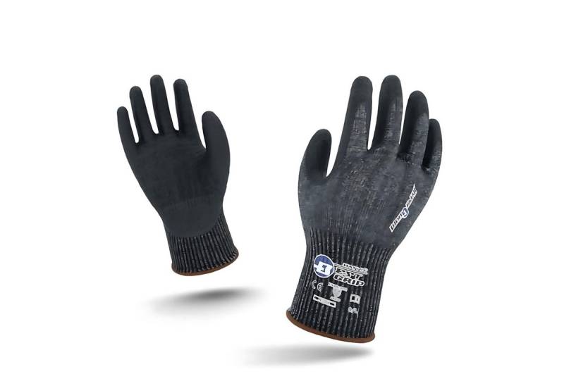 Wonder Grip Arbeitshandschuhe Schnittwiderstands-Handschuhe Nitril, 3 Paar, Stufe 5, EN388 4X43D von Wonder Grip