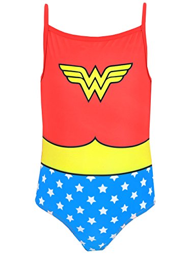 Wonder Woman DC Comics Mädchen Badeanzug Mehrfarbig 122 von Wonder Woman