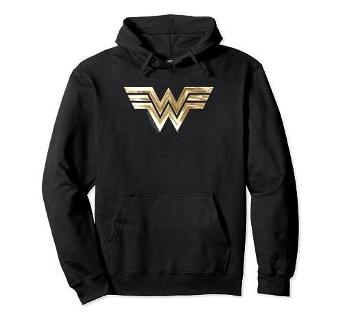 Wonder Woman 1984 Golden Logo Pullover Hoodie von Wonder Woman