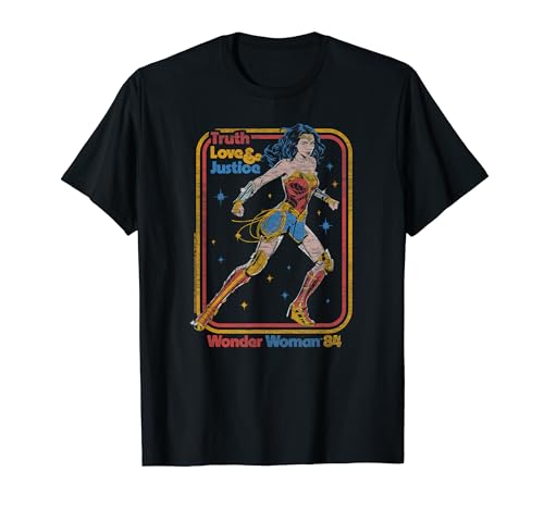 Wonder Woman 1984 Retro Justice '84 T-Shirt von Wonder Woman