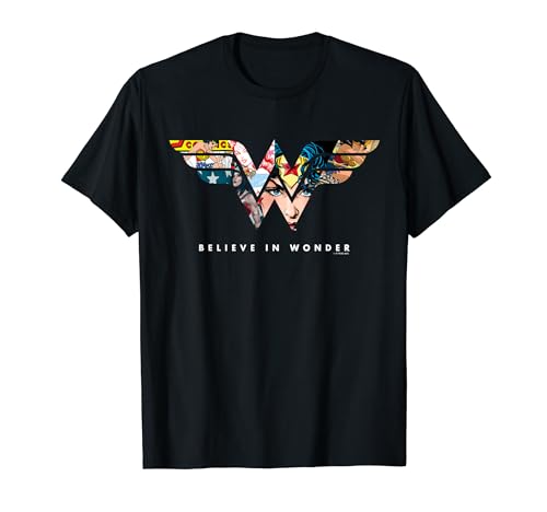 Wonder Woman 80th Believe in Wonder WW Logo T-Shirt von Wonder Woman