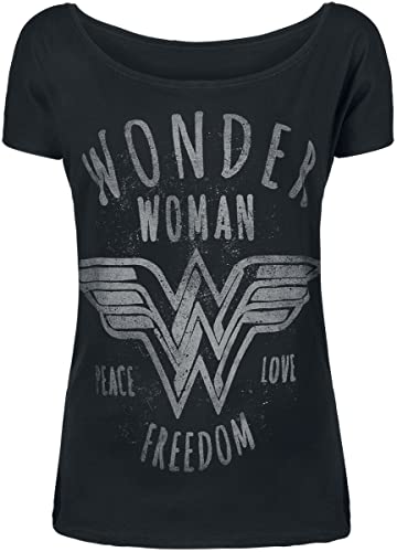 Wonder Woman Freedom Frauen T-Shirt schwarz 3XL von Wonder Woman