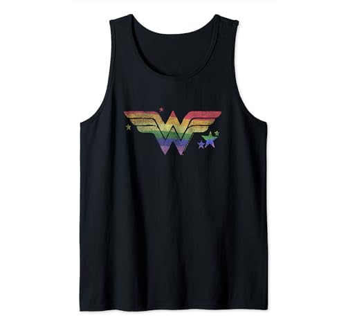 Wonder Woman Pride Rainbow Logo Tank Top von Wonder Woman